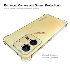 Para vivo V25 5G Global NKAY Clear TPU Funda...