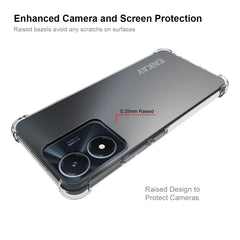 Para vivo Y02s NKAY Clear TPU Funda para tel...