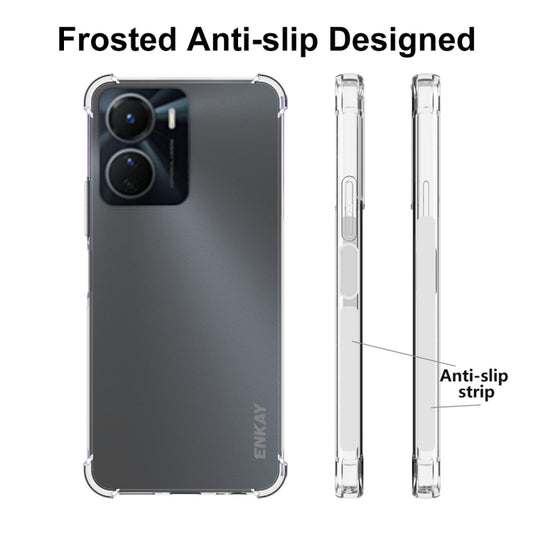 Para vivo Y16 4G NKAY Clear TPU Funda para t...
