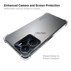 Para vivo Y16 4G NKAY Clear TPU Funda para t...