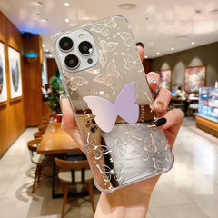 Estuche para teléfono con espejo pintado a c...
