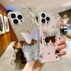 Estuche para teléfono con espejo pintado a c...