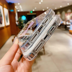 Estuche para teléfono con espejo pintado a c...