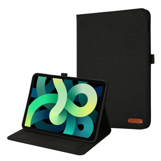 Estuche para tablet de cuero y tela con clip...