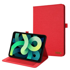 Estuche para tablet de cuero y tela con clip...