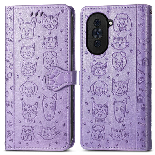 Estuche para teléfono de cuero con relieve d...
