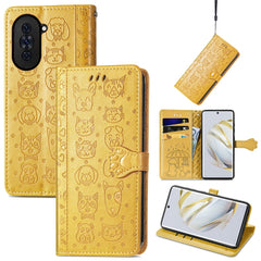 Estuche para teléfono de cuero con relieve d...