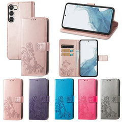 Estuche para teléfono de cuero con hebilla e...