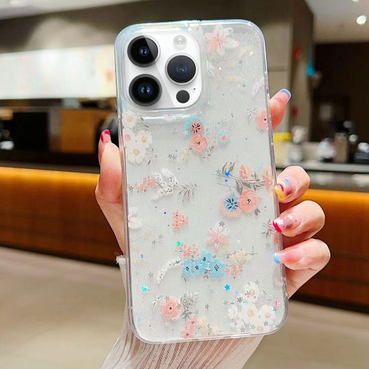 Estuche para teléfono de TPU con epoxi flora...