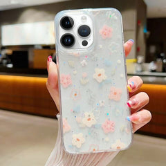 Estuche para teléfono de TPU con epoxi flora...
