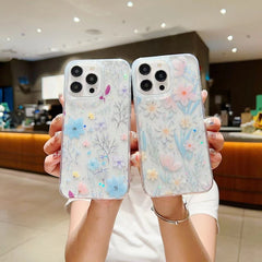Estuche para teléfono de TPU con epoxi flora...