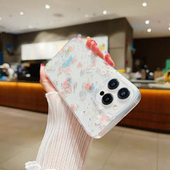 Estuche para teléfono de TPU con epoxi flora...