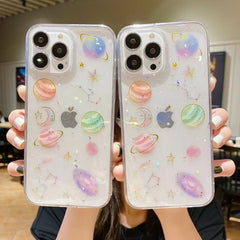 Cosmic Star Glitter Epoxi TPU Funda para tel...