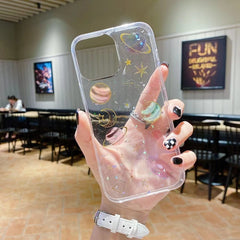 Cosmic Star Glitter Epoxi TPU Funda para tel...