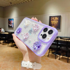 Estuche para teléfono 3D Bow Flowers Glitter...