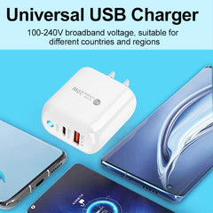 Cargador de teléfono móvil PD04 PD20W + QC18...