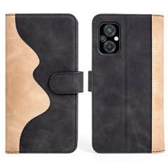 Para Xiaomi Poco M5 4G Costura Horizontal Fl...