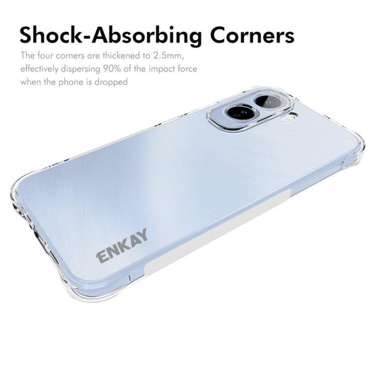 ENKAY Funda de teléfono transparente TPU a p...