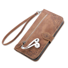 Estuche para teléfono de cuero a prueba de g...