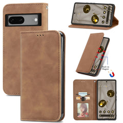 Estuche para teléfono de cuero con tapa magn...