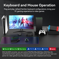 Convertidor de videojuegos 7 en 1, teclado, ...
