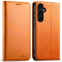 Suteni Calf Texture Horizontal Flip Leather ...