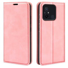 Para Xiaomi Redmi 12C Funda de cuero con suc...