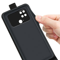 Para Xiaomi Poco C40 R64 Textura Vertical Fu...