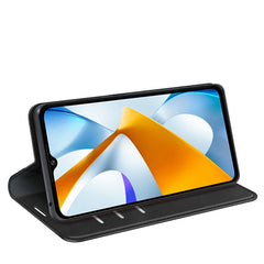 Para Xiaomi Poco C40 Funda de cuero con succ...