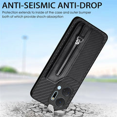 Estuche para teléfono con cremallera y tapa ...