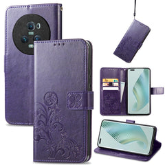 Estuche para teléfono de cuero con hebilla e...
