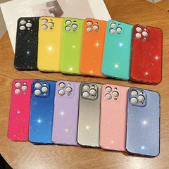 Caja del teléfono de TPU de color sólido con...