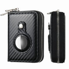 Para AirTag cremallera cartera funda protectora