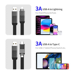 ENKAY ENK-CB134 4 en 1 60W USB-A / Tipo-C a ...