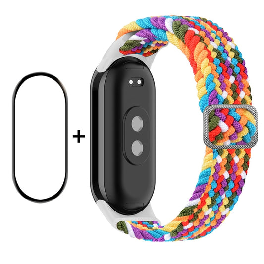 ENKAY Protector de Pantalla + Correa de Nylon para Xiaomi Mi Band 8