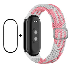 ENKAY Protector de Pantalla + Correa de Nylon para Xiaomi Mi Band 8