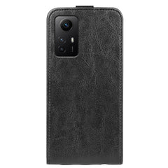 Estuche de cuero para teléfono con tapa vert...