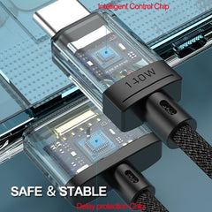 ENKAY 140W USB-C / Type-C a MagSafe 3 Cable ...
