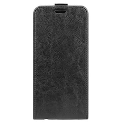 Estuche de cuero para teléfono con tapa vert...