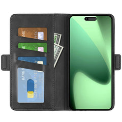 Estuche para teléfono de cuero con tapa hori...