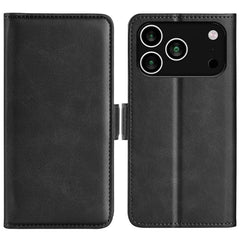 Estuche para teléfono de cuero con tapa hori...