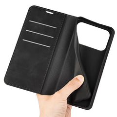Estuche para teléfono de cuero con succión m...