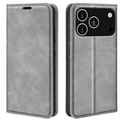 Estuche para teléfono de cuero con succión m...