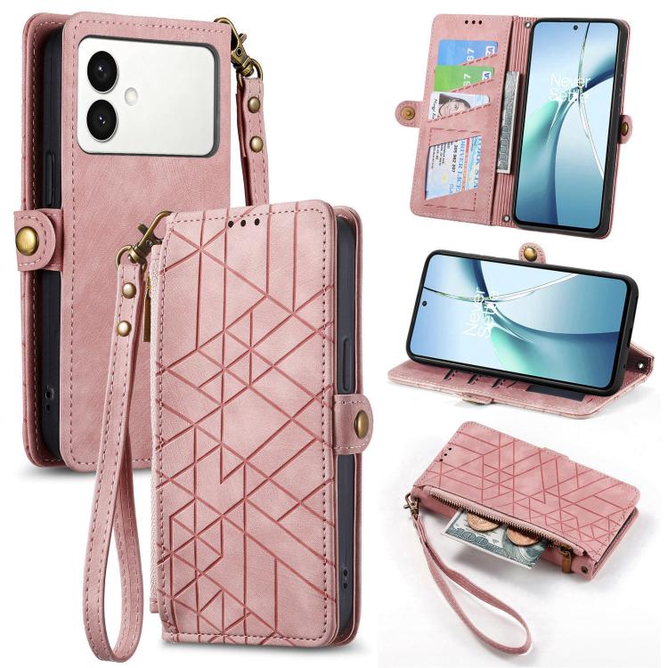 Estuche de teléfono de cuero con hebilla lat...
