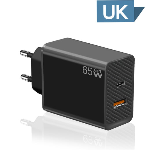 GaN PD48W Type-C PD3.0 + USB3.0 Adaptador pa...