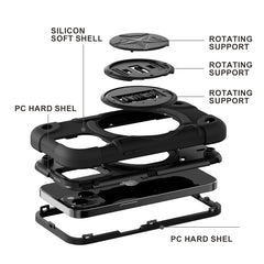 Shield PC Funda híbrida de silicona para tel...