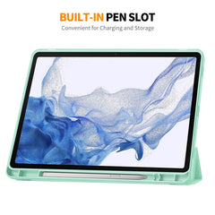 ENKAY Tri-fold Custer Leather TPU Funda inte...