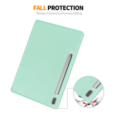 ENKAY Tri-fold Custer Leather TPU Funda inte...