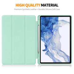 ENKAY Tri-fold Custer Leather TPU Funda inte...