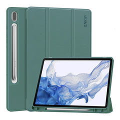 ENKAY Tri-fold Custer Leather TPU Funda inte...